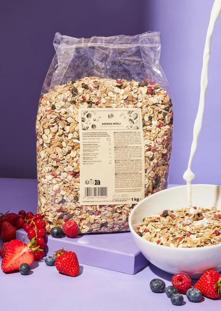 Beeren Müsli mit Knusper Dinkelflakes 1 kg