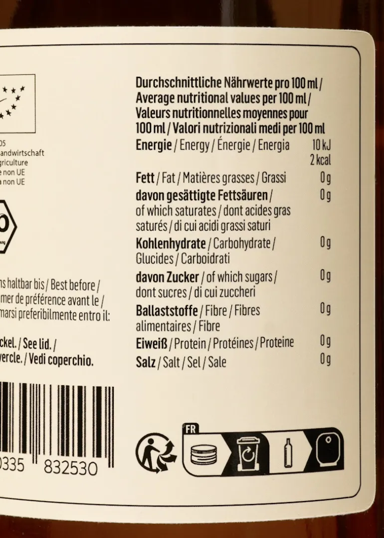 Bio Aloe Vera 100 % Direktsaft 1 L