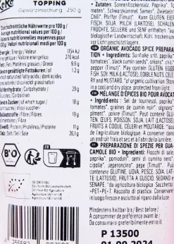 Bio Avocado Topping 250 g
