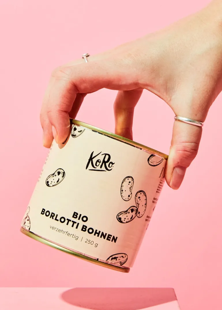 Bio Borlotti Bohnen in der Dose 250 g