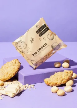 Bio Cookie White Choc Macadamia 50 g