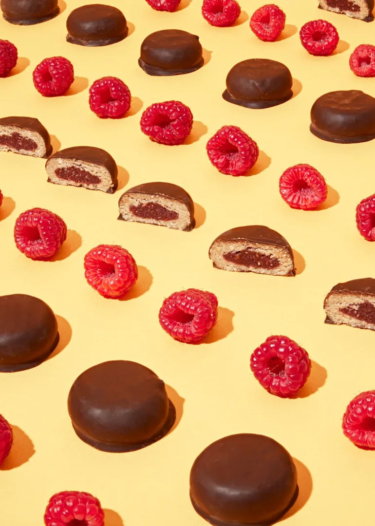 Bio Dark Chocolate Bites Raspberry 2 x 20 g