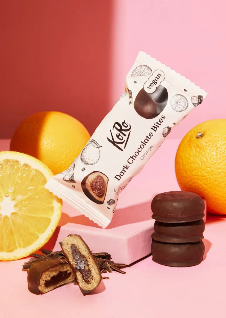 Bio Dark Chocolate Bites Orange 2 x 20 g