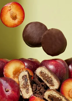 Bio Dark Chocolate Bites Plum 2 x 20 g