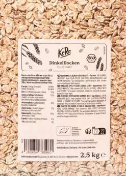 Bio Dinkelflocken Großblatt 2,5 kg