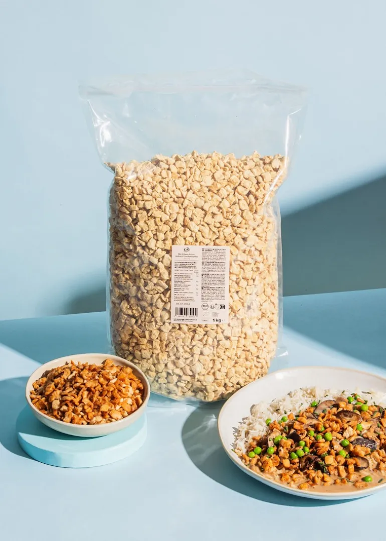 Bio Erbsen Ackerbohnen Geschnetzeltes 1 kg