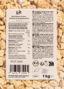 Bio Erbsen Ackerbohnen Geschnetzeltes 1 kg