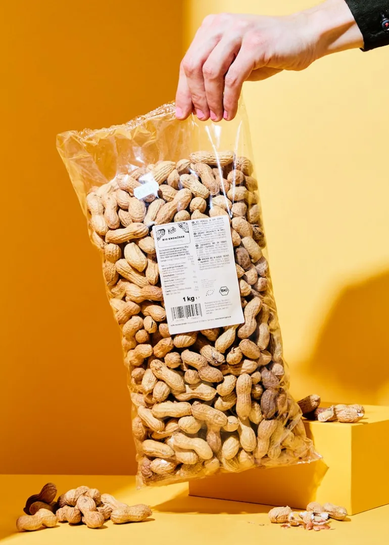 Bio Erdnüsse mit Schale 1 kg