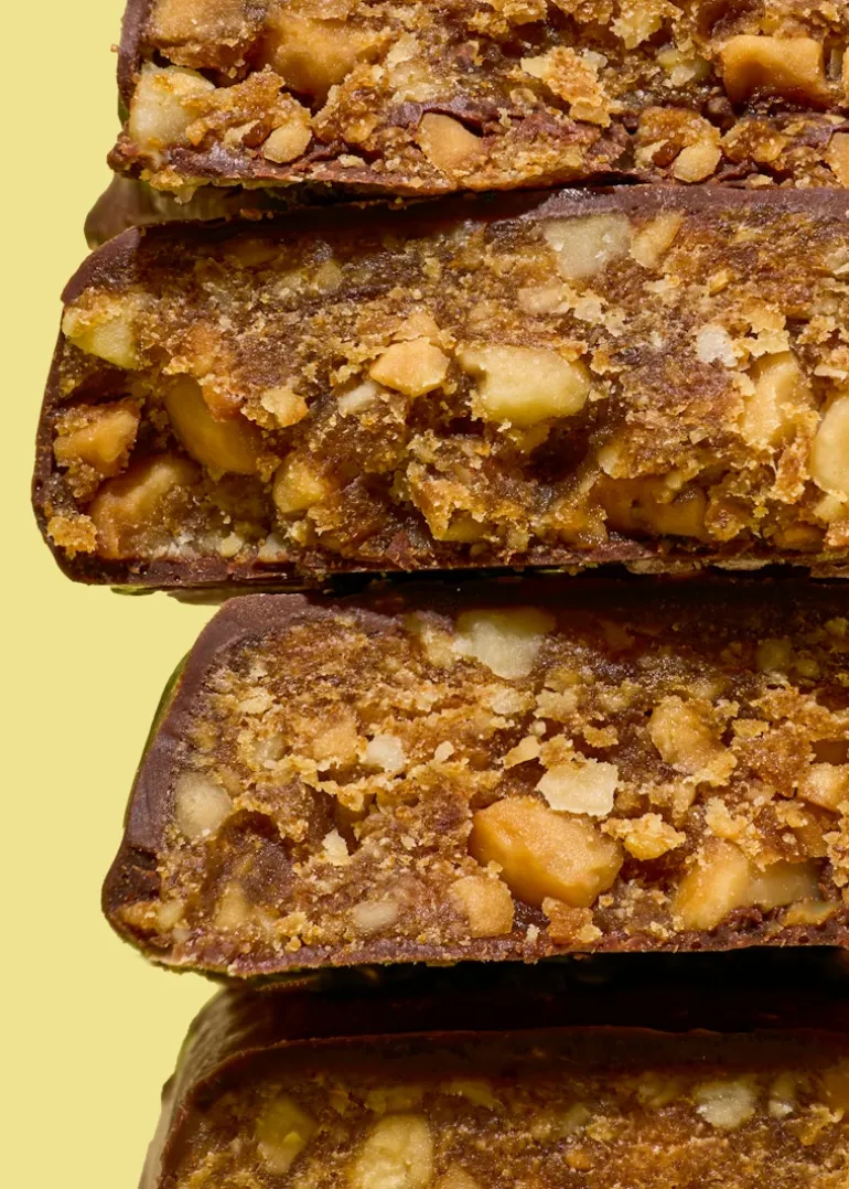 Bio Erdnussriegel mit Schokolade 50 g