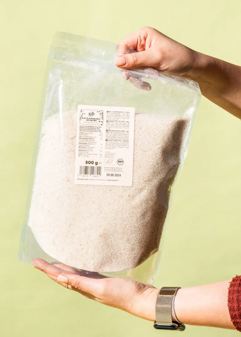 Bio Flohsamenschalen 99 % Reinheit 500 g