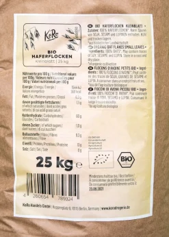 Bio Haferflocken Kleinblatt 25 kg