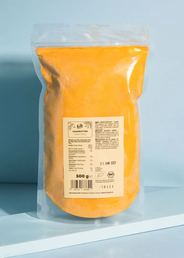 Bio Hagebutten Pulver 500 g