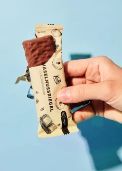 Bio Haselnussriegel mit Schokolade 50 g