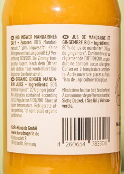 Bio Ingwer Mandarinen Shot 200 ml