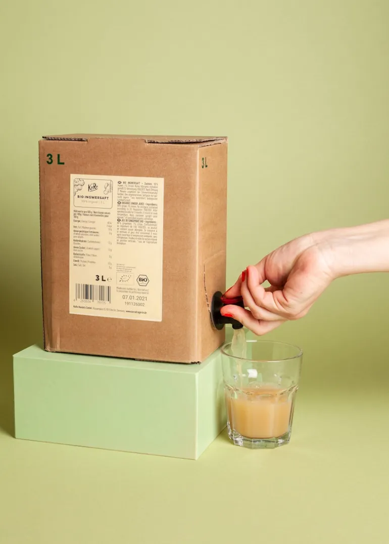 Bio Ingwersaft Bag-in-Box 3 L