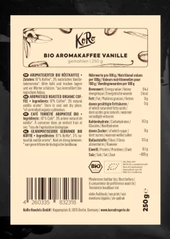 Bio Kaffee Vanille 250 g