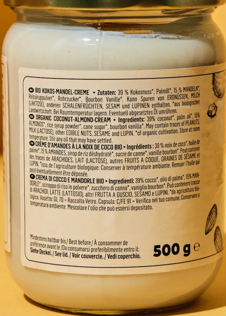Bio Kokos Mandel Creme 500 g