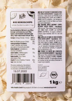 Bio Kokoschips ohne Zuckerzusatz 1 kg