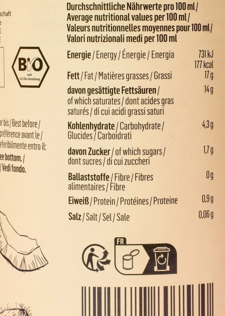 Bio Kokosmilch mit Zitronengras 400 ml