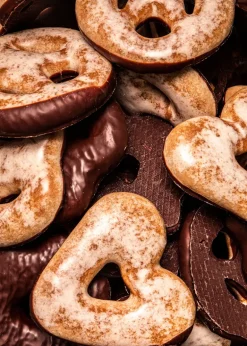 Bio Lebkuchen Herzen Brezeln und Sterne 1 kg
