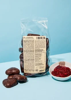 Bio Lebkuchenherzen mit Kirschfüllung 250 g