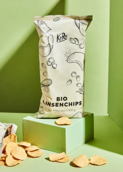 Bio Linsenchips mit Meersalz 100 g