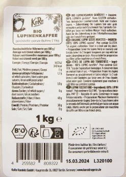 Bio Lupinenkaffee ganze Bohne 1 kg