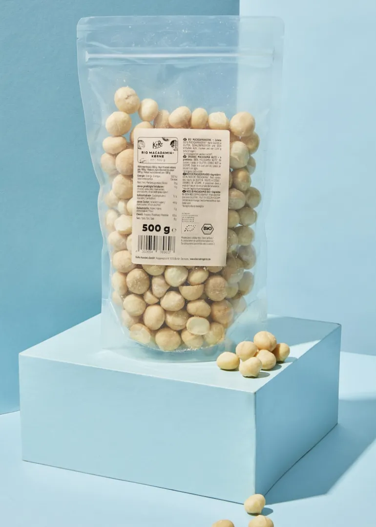 Bio Macadamiakerne 500 g