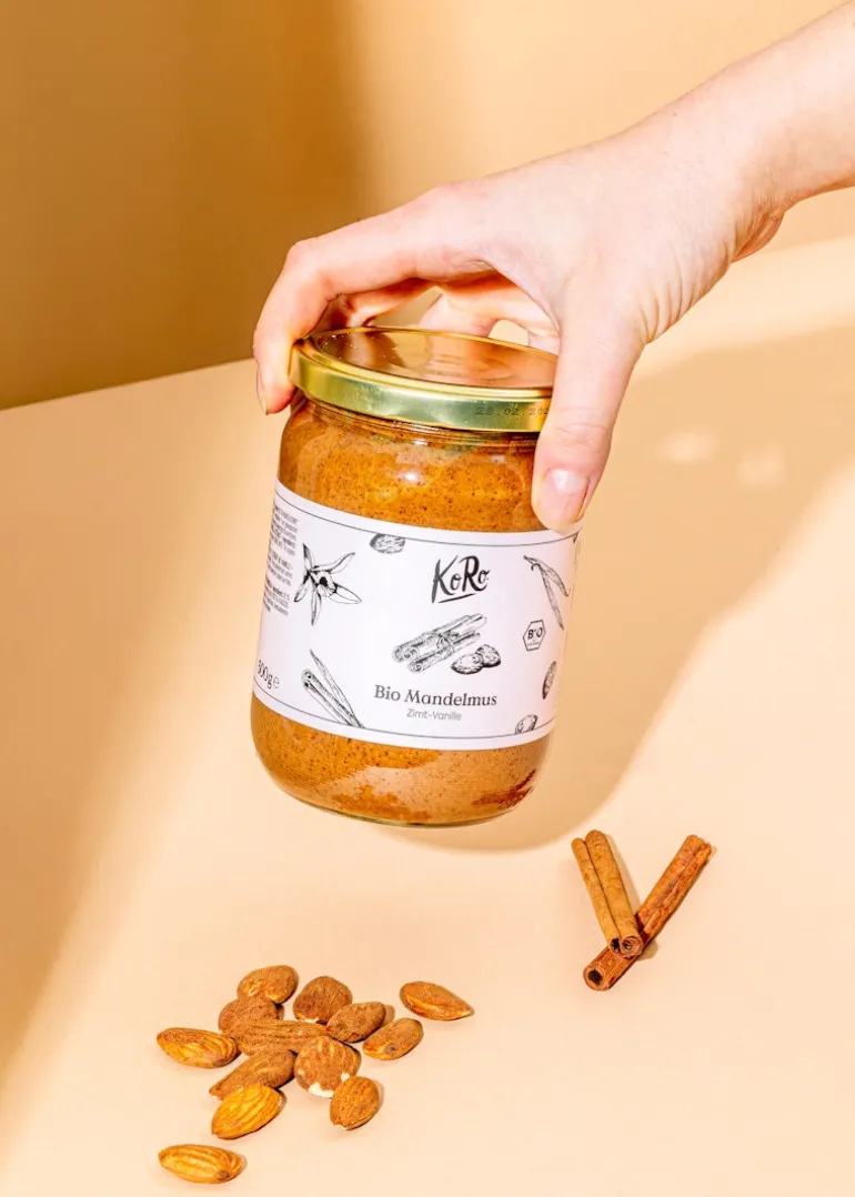 Bio Mandelmus mit Zimt und Vanille 500 g