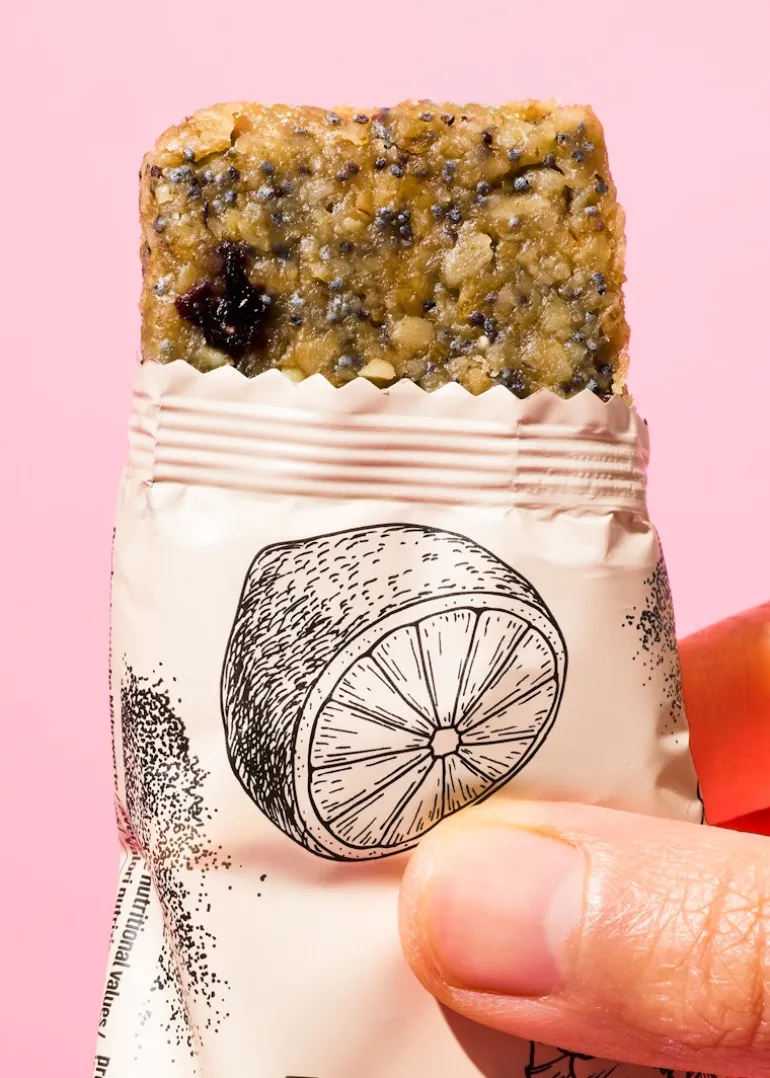 Bio Oat Bar Lemon Poppy Seed 60 g