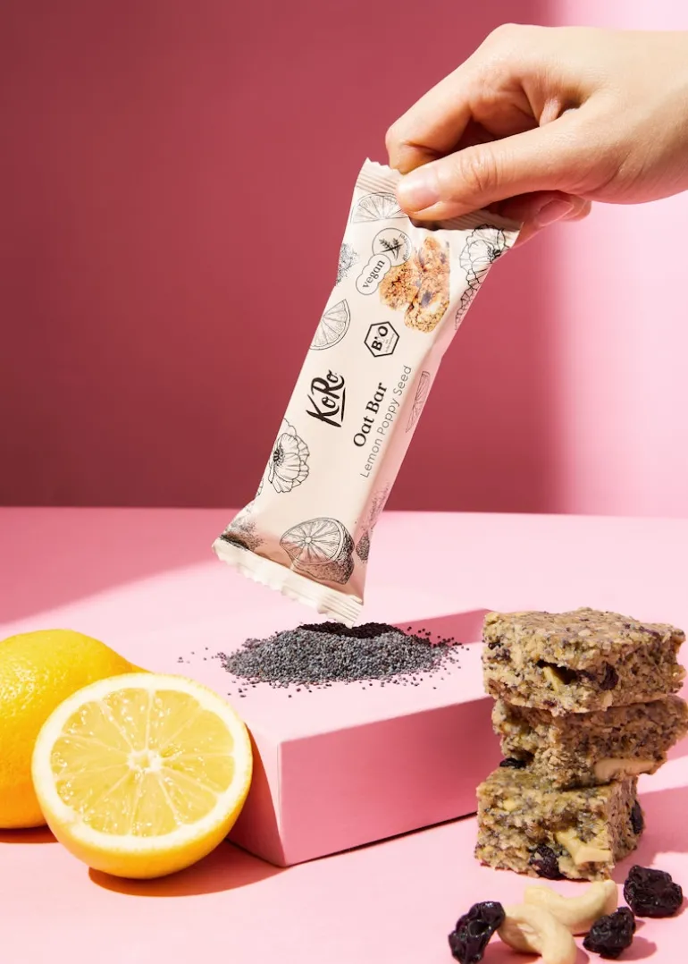 Bio Oat Bar Lemon Poppy Seed 60 g
