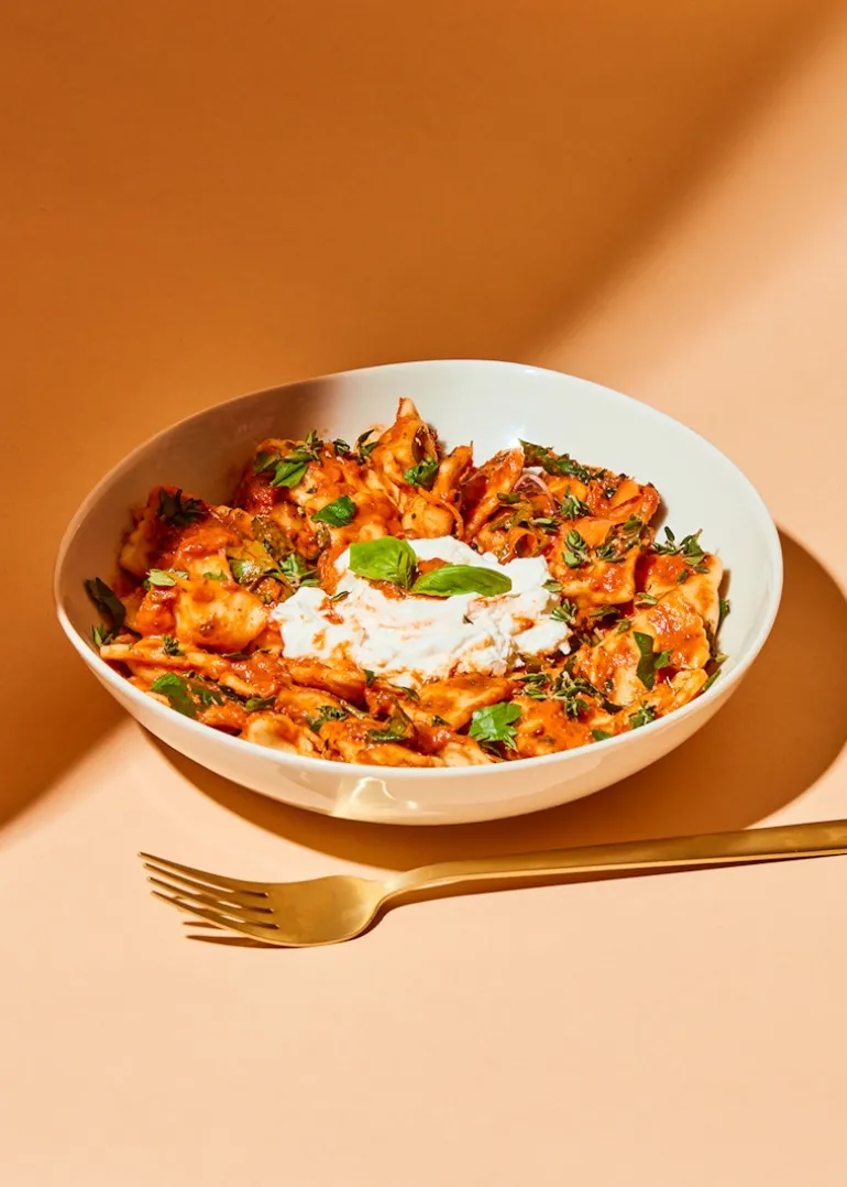 Bio Ravioli mit Tomate und Ricotta 250 g