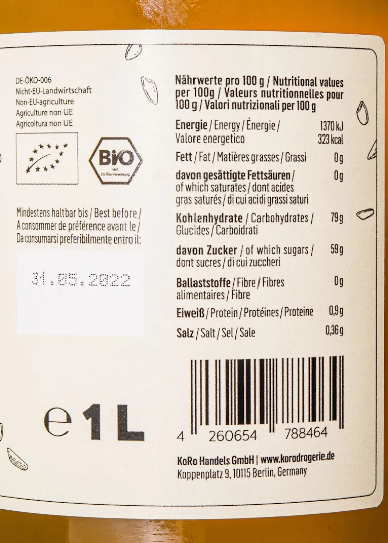 Bio Reissirup 1 L