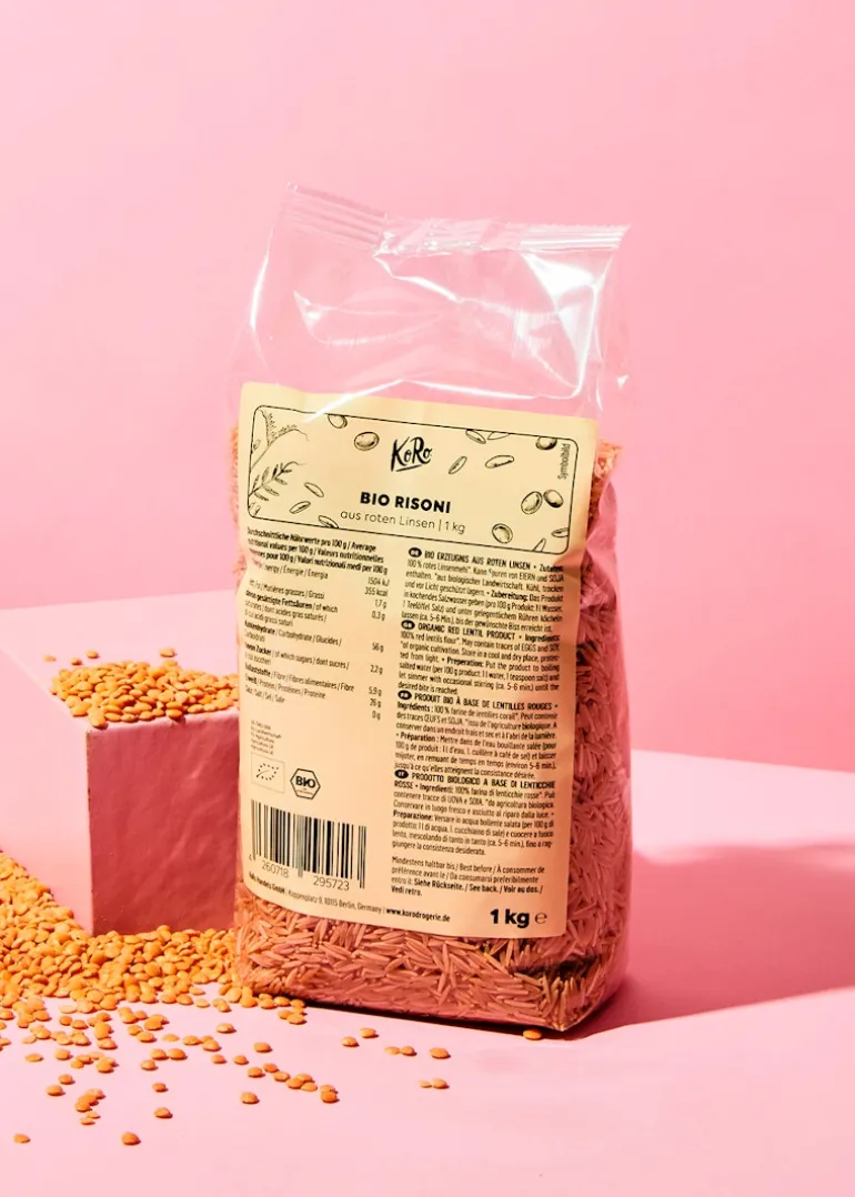 Bio Risoni aus Linsenmehl 1 kg