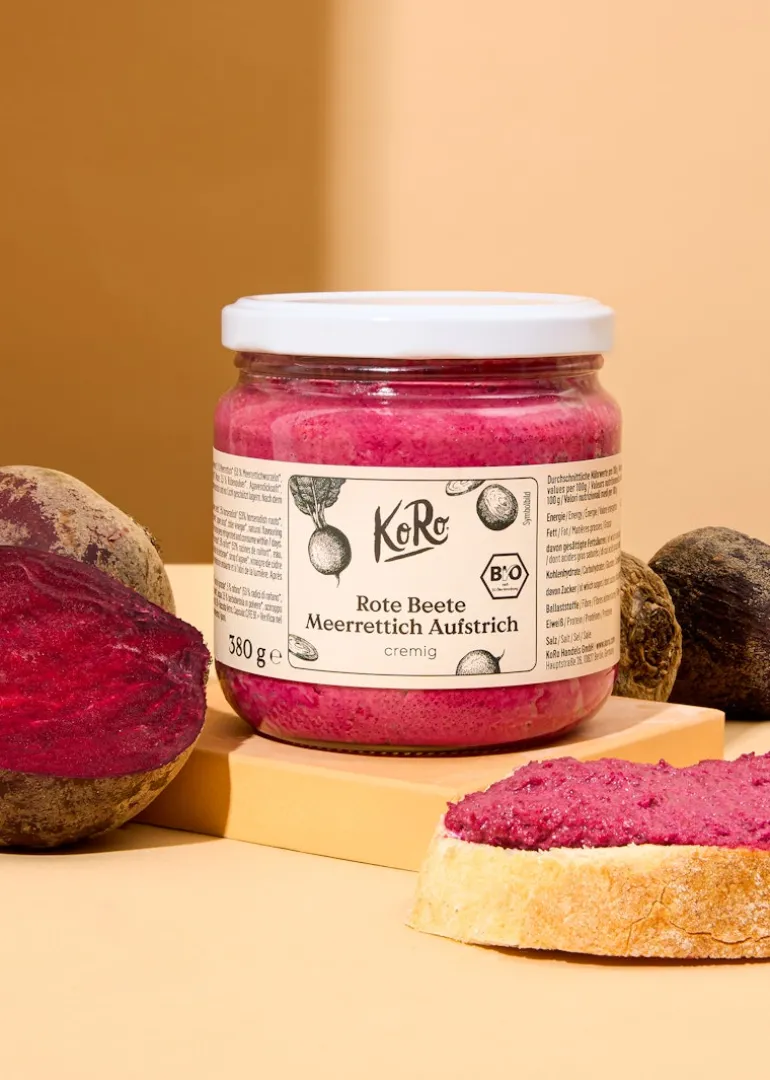 Bio Rote Bete Meerrettich Aufstrich 380 g