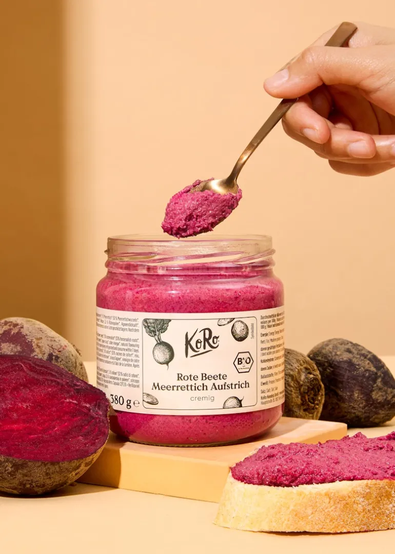 Bio Rote Bete Meerrettich Aufstrich 380 g