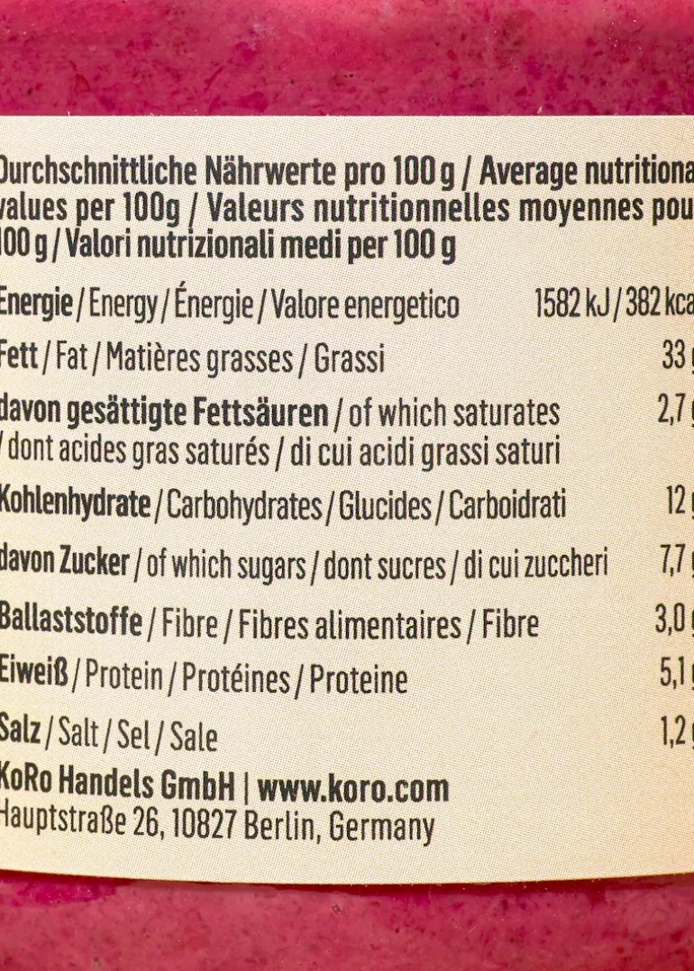 Bio Rote Bete Meerrettich Aufstrich 380 g