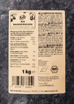 Bio Sauerkirschen ohne Zuckerzusatz 1 kg