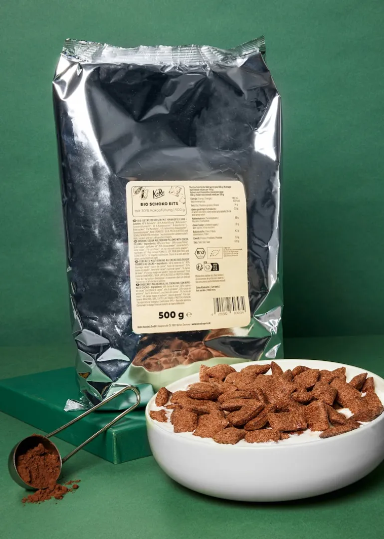 Bio Schoko Bits mit 30 % Kakaofüllung 500 g