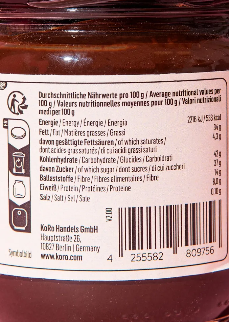 Bio Schokocreme Zartbitter 400 g
