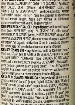 Bio Sesam Soße 250 ml
