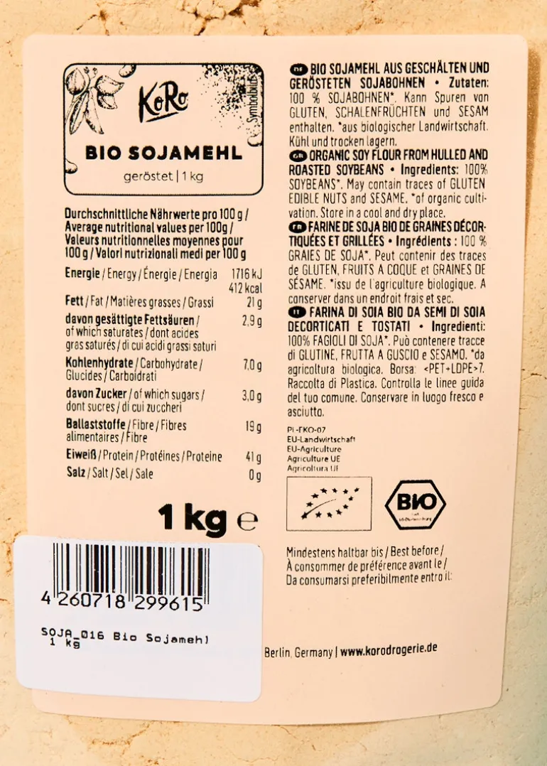 Bio Sojamehl 1 kg