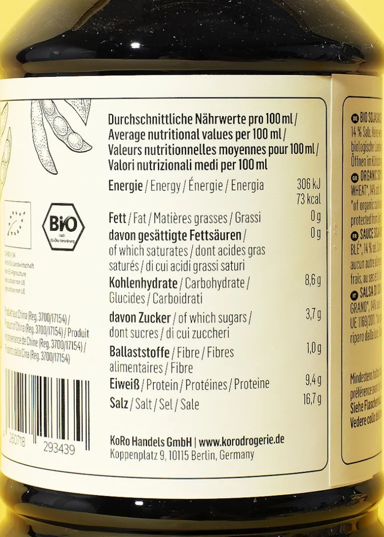 Bio Sojasauce 1 L