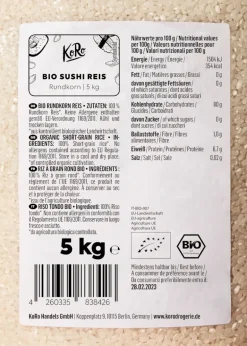 Bio Sushi Reis 5 kg