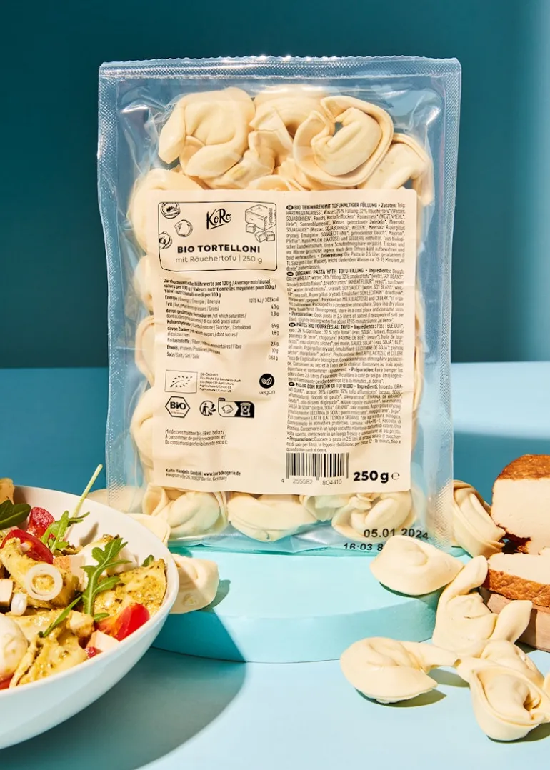Bio Tortelloni mit Räuchertofu 250 g