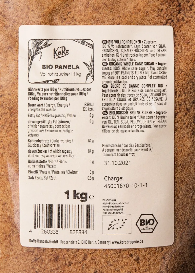 Bio Vollrohrzucker 1 kg