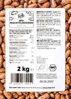 Bio Wachtelbohnen 2 kg