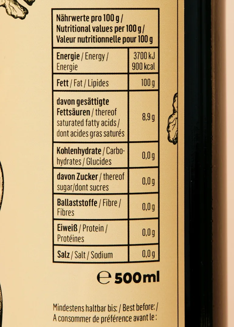 Bio Walnussöl 500 ml