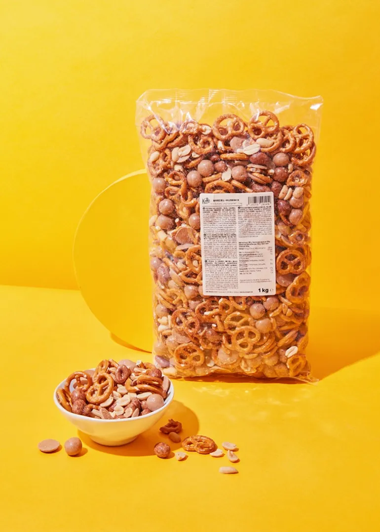 Brezel-Nussmix mit Schokolade und Karamell 1 kg