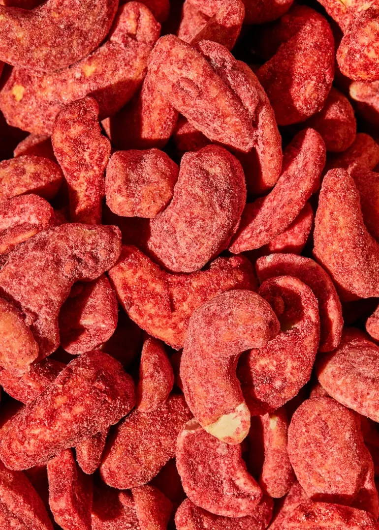 Cashewkerne mit Himbeerpulver 500 g
